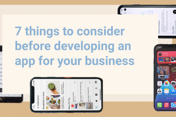 7 things to consider before developing an app for your business